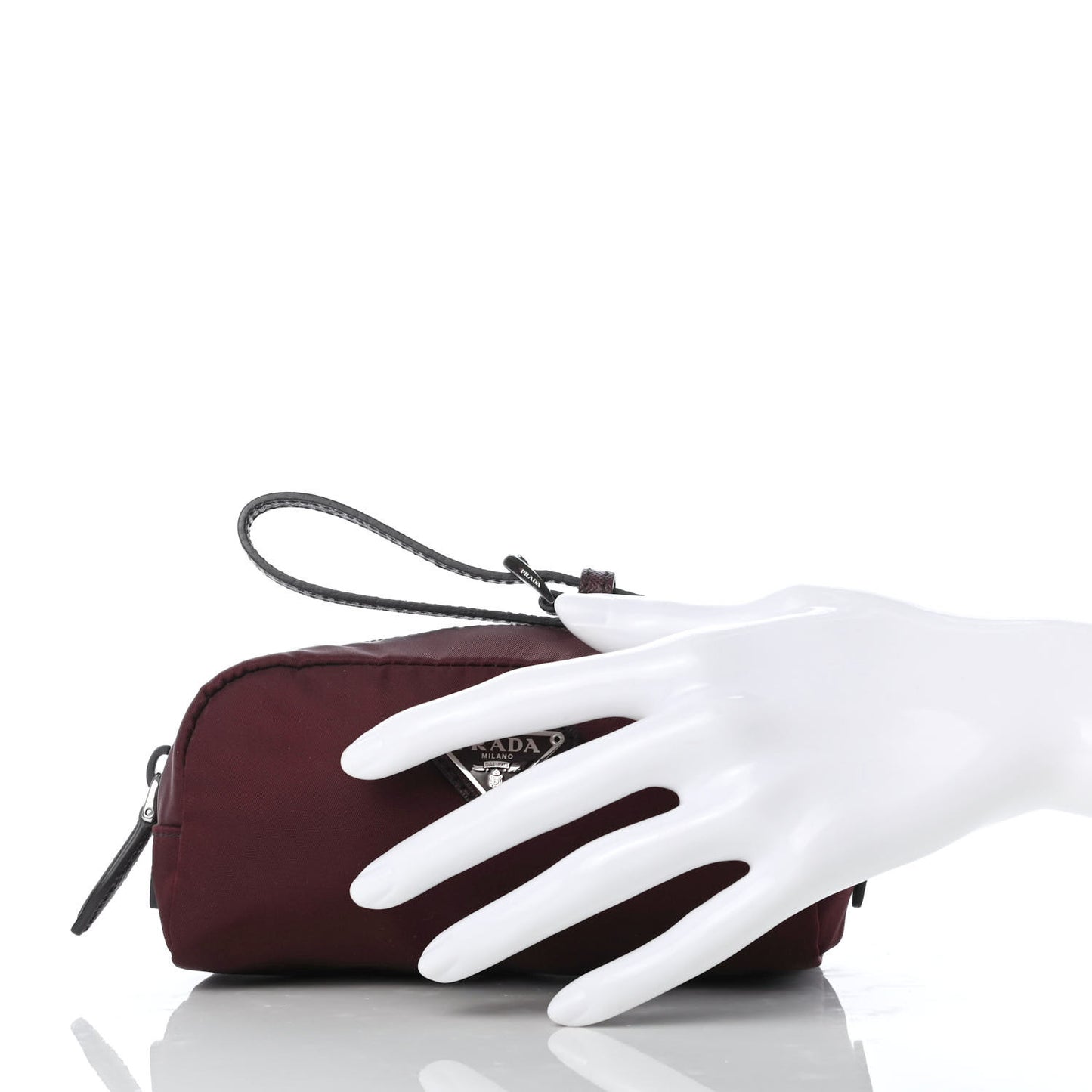 Tessuto Nylon Wristlet Granato