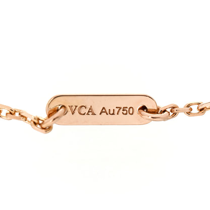 Van Cleef & Arpels 18K Rose Gold Sweet Alhambra Bracelet 3 of 4