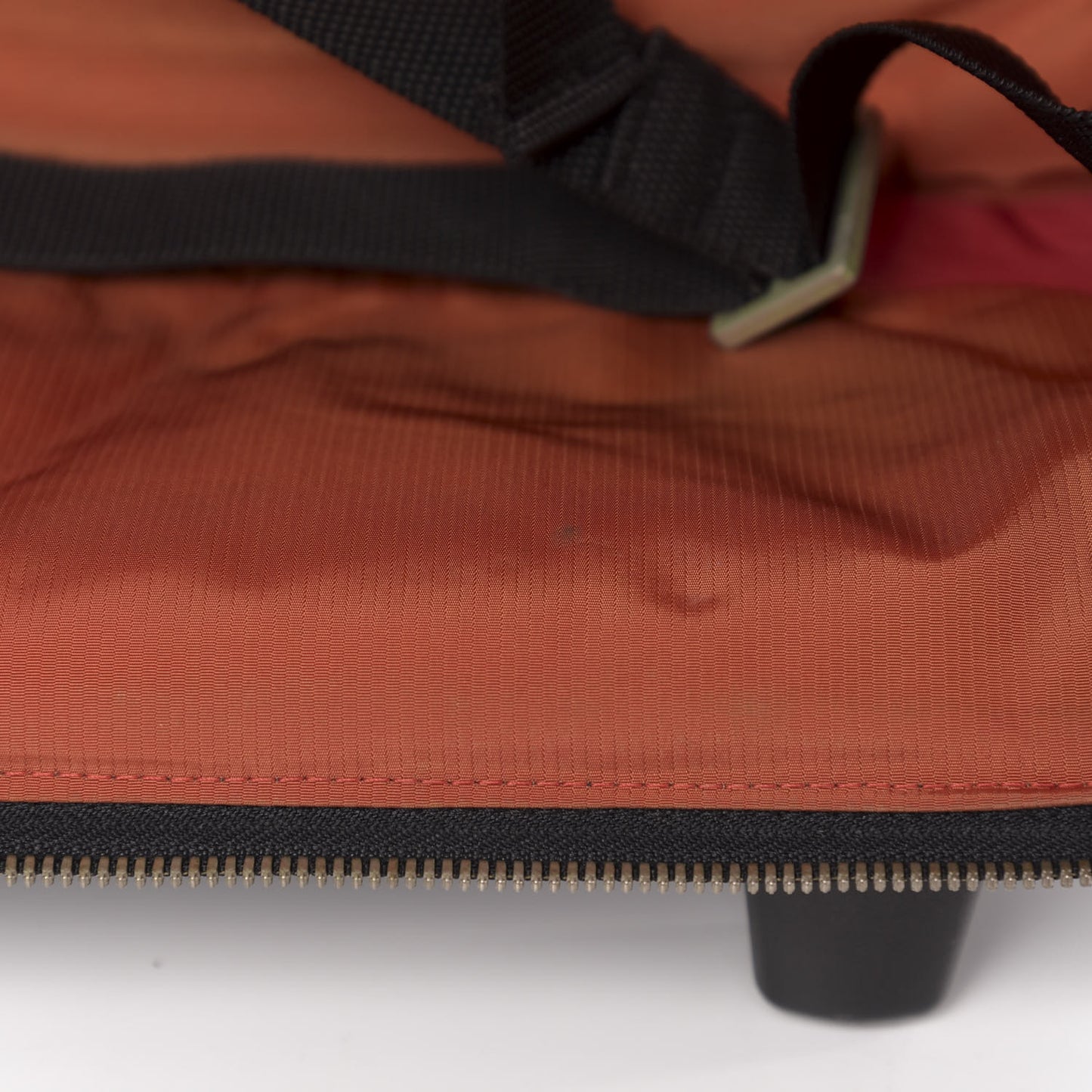 Nylon Travel Trolley Rolling Luggage Black