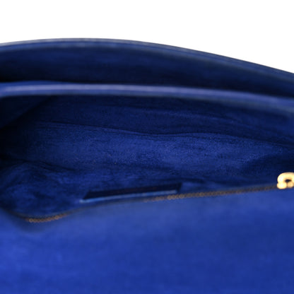 Saint Laurent Calfskin Classic Y Satchel Royal Blue 5 of 17