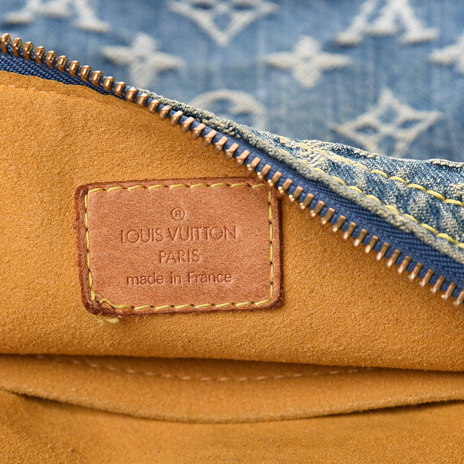 Louis Vuitton Denim Baggy GM Blue 6 of 14