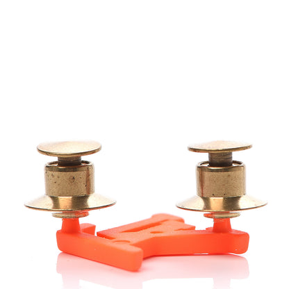 Louis Vuitton Virgil Abloh LV Initial Pin Orange 3 of 3