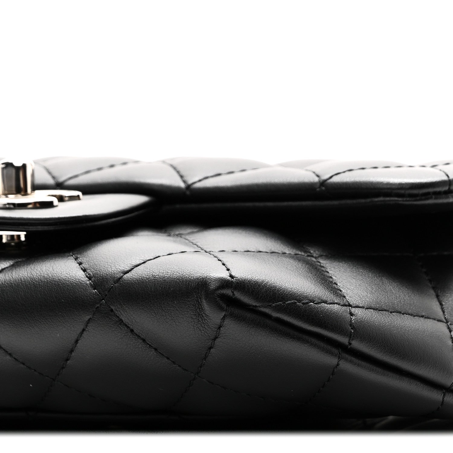 Chanel Calfskin Quilted CC Uniform Flap Belt Bag Black 10 of 10