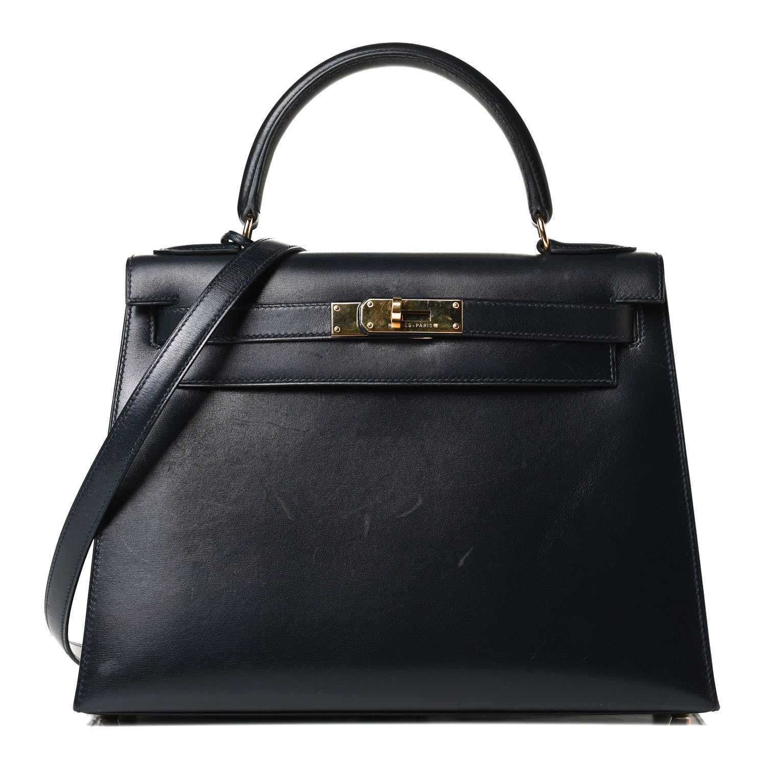 Hermes Box Kelly Sellier 28 Indigo 1 of 17