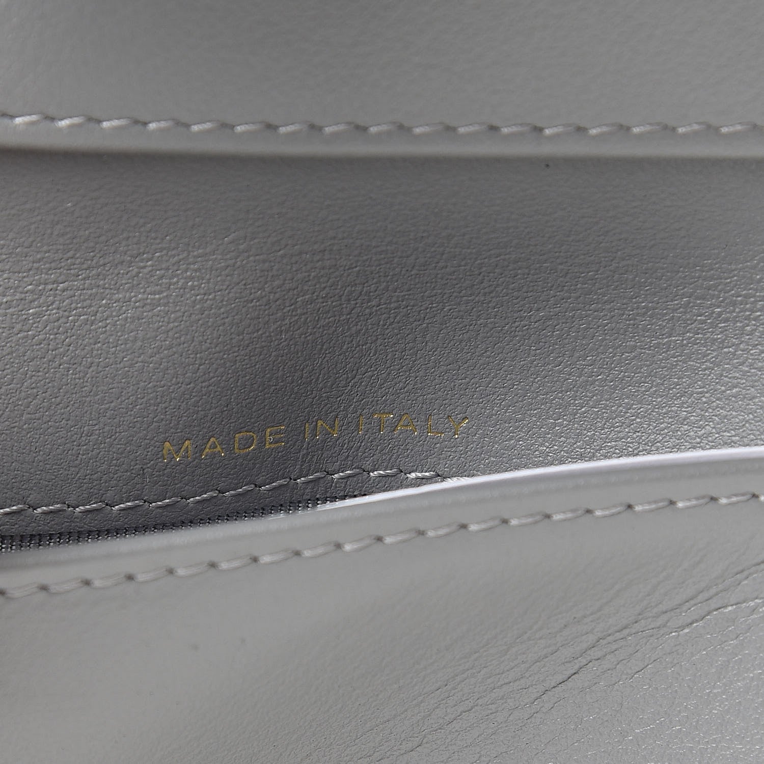 Chanel Caviar Quilted Compact Flap Wallet Grey 7 of 9