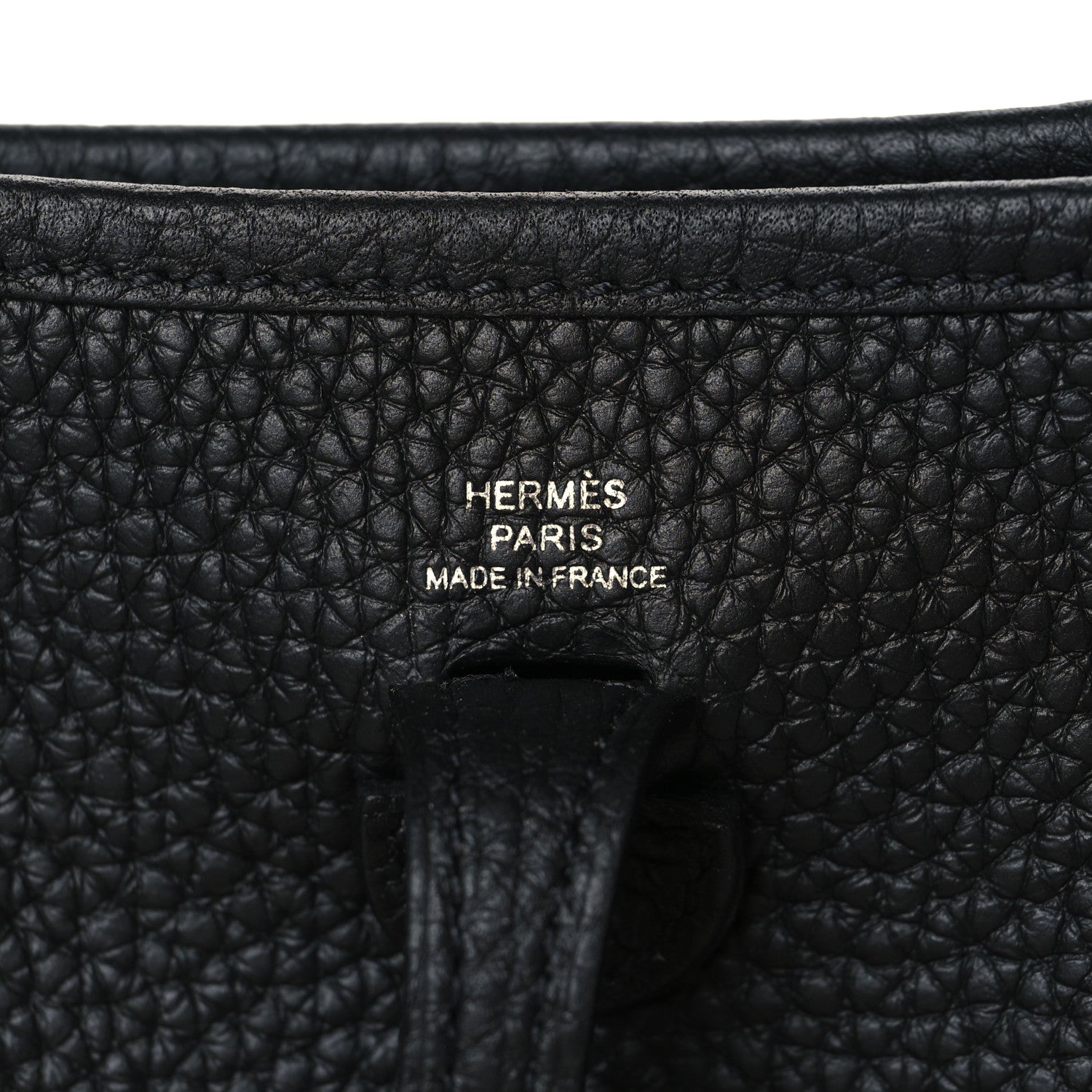 Hermes Taurillon Clemence Evelyne TPM Black 6 of 11