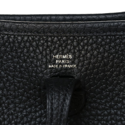 Hermes Taurillon Clemence Evelyne TPM Black 6 of 11