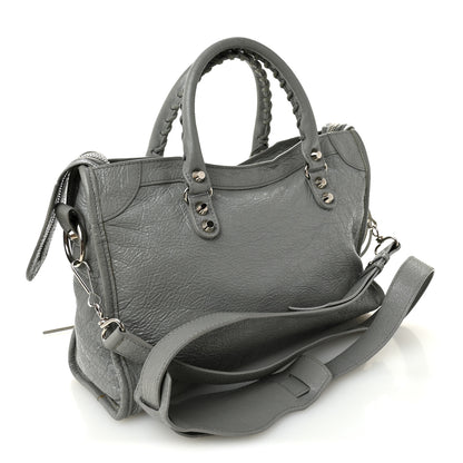Balenciaga Agneau Classic Silver Hardware S City Gris Haussmannien 4 of 11