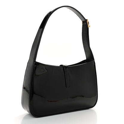 Saint Laurent Patent Le 5 A 7 Hobo Black 3 of 10