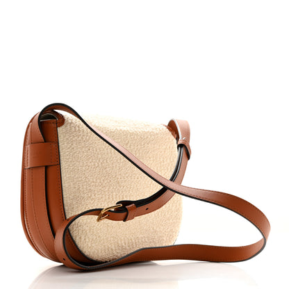 Celine Tweed Medium Maillon Triomphe Red Tan 2 of 10
