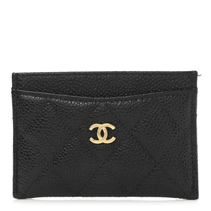 Chanel Caviar Quilted Card Holder Black 2 of 19