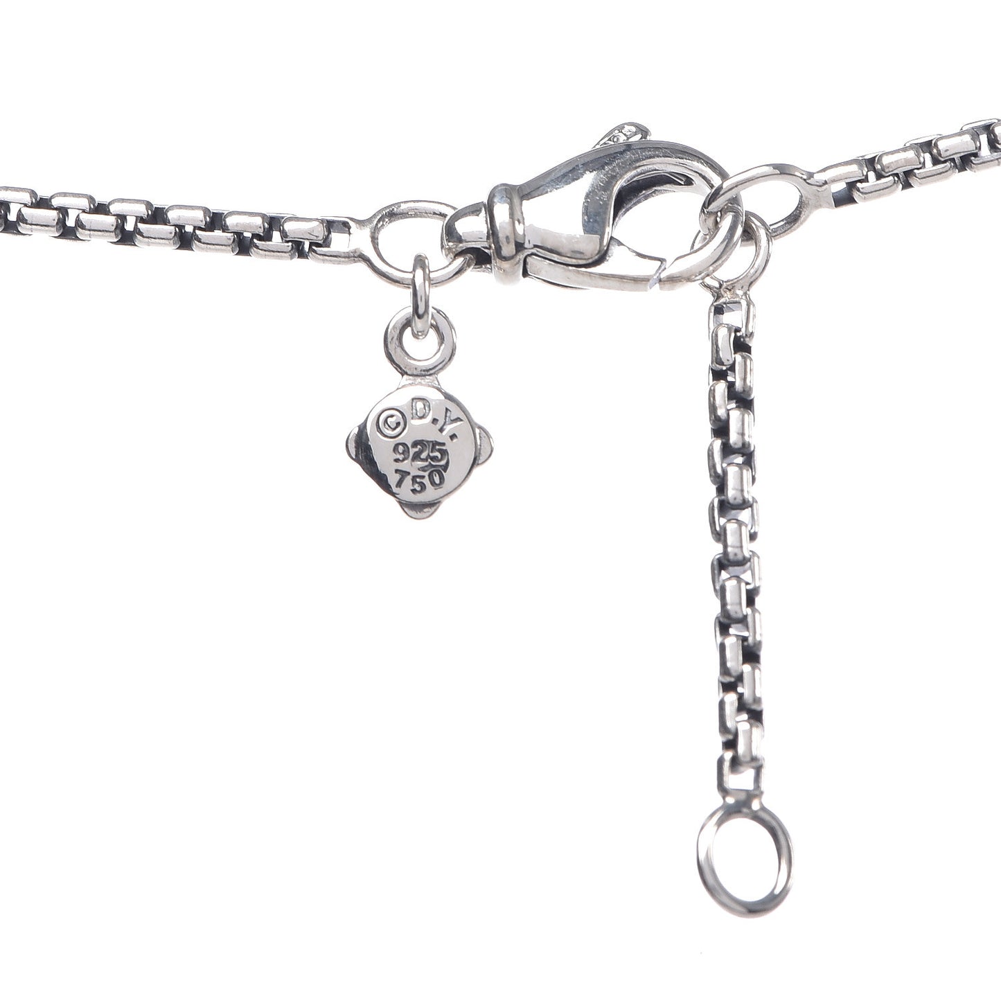 Sterling Silver 18K Yellow Gold Belmont Pendant Necklace