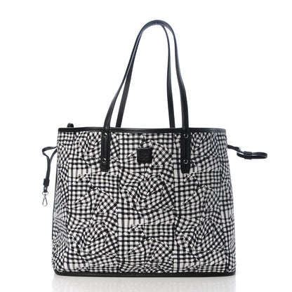 MCM Visetos Medium Reversible Shopper Tote Black 15 of 27