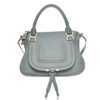 Chloe Calfskin Medium Marcie Satchel Cloudy Blue 1 of 9