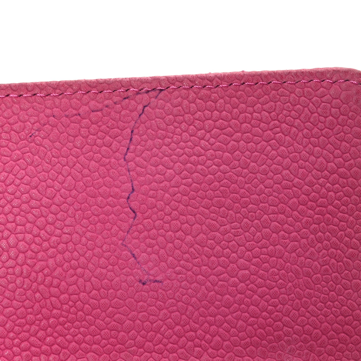 Chanel Caviar Quilted Large Gusset Flap Wallet Pink 9 of 9