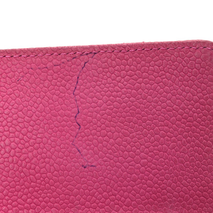 Chanel Caviar Quilted Large Gusset Flap Wallet Pink 9 of 9