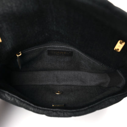 Chanel Denim Quilted Medium Funky Town Flap Black 5 of 9