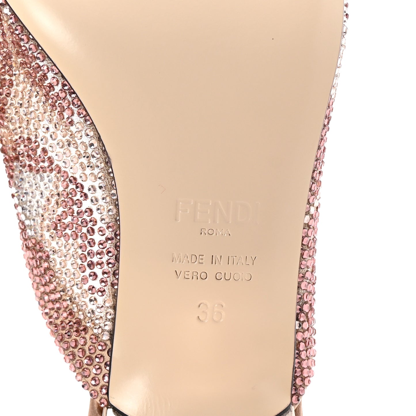 Technical Mesh Crystal Colibri Mule 36 Nude