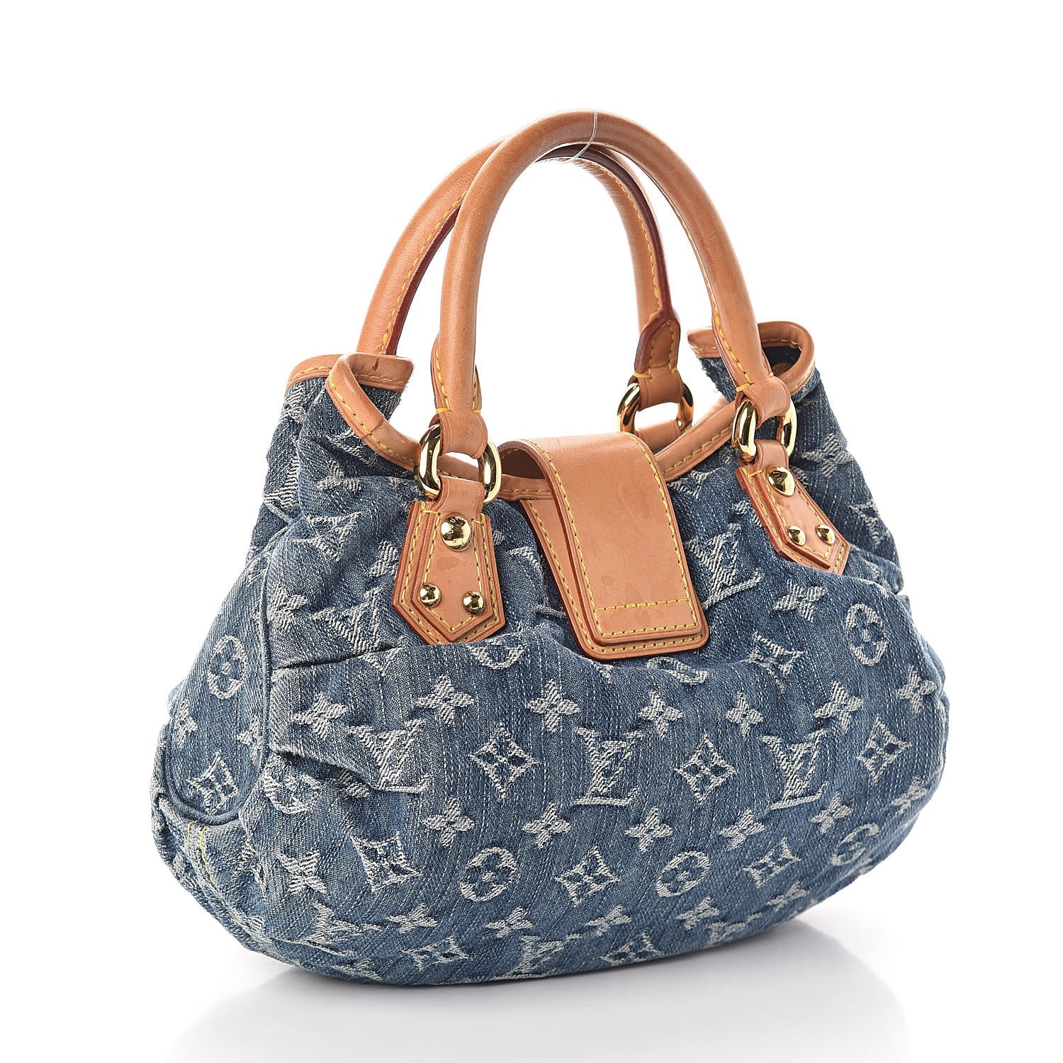 Louis Vuitton Monogram Denim Pleaty Blue 3 of 8