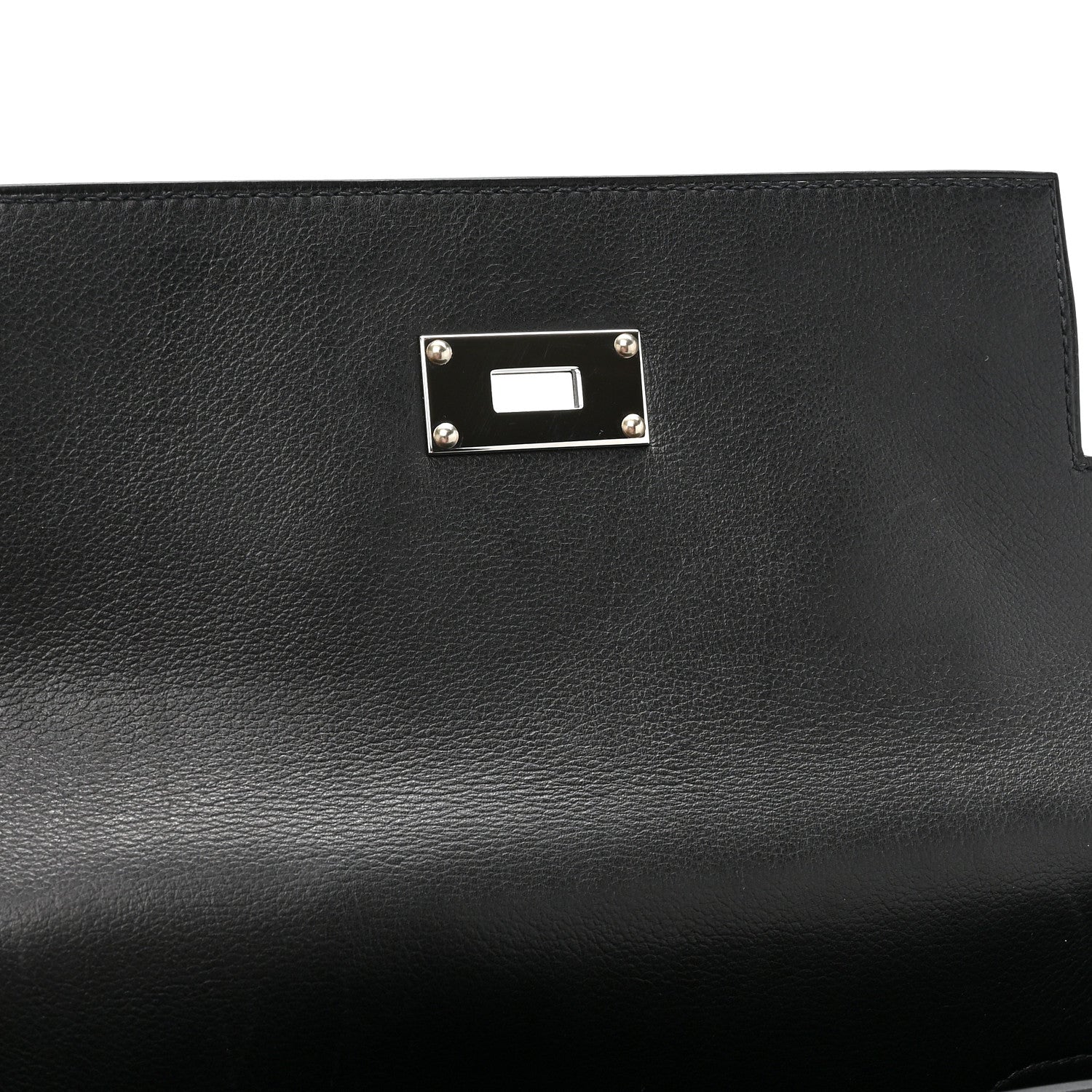 Hermes Evercolor Kelly Messenger PM Black 8 of 9