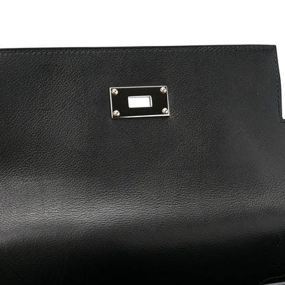 Hermes Evercolor Kelly Messenger PM Black 8 of 9