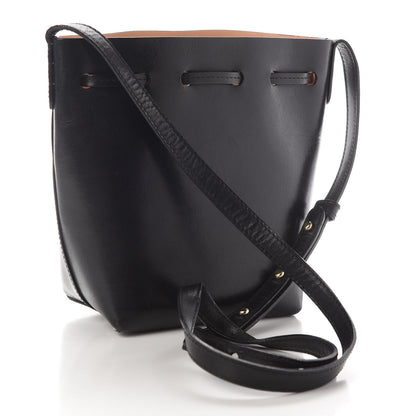 Mansur Gavriel Vegetable Tanned Calfskin Mini Mini Bucket Bag Black Ballerina 2 of 14