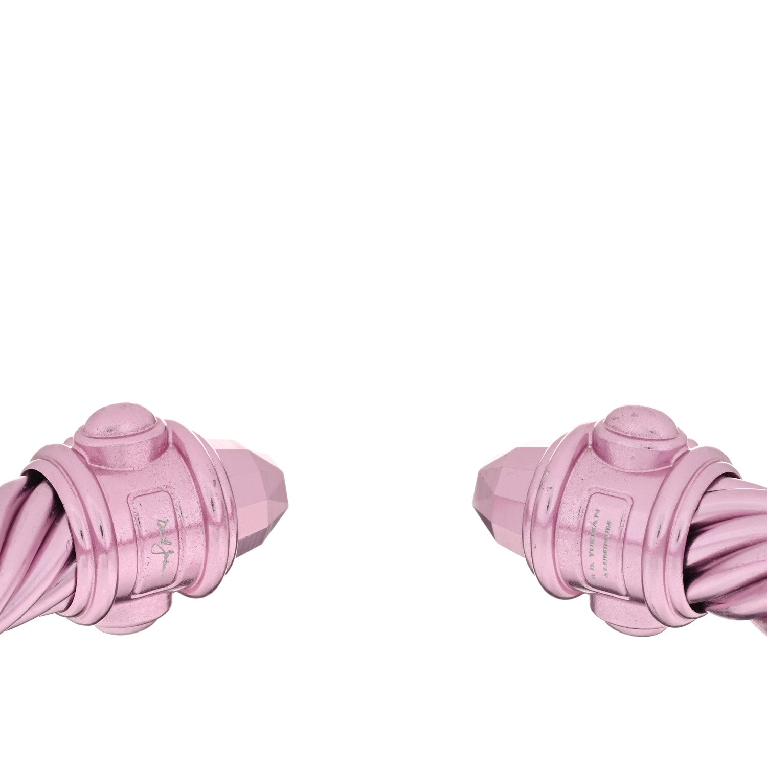 David Yurman Aluminum 10mm Renaissance Cable Bracelet Light Pink 3 of 3