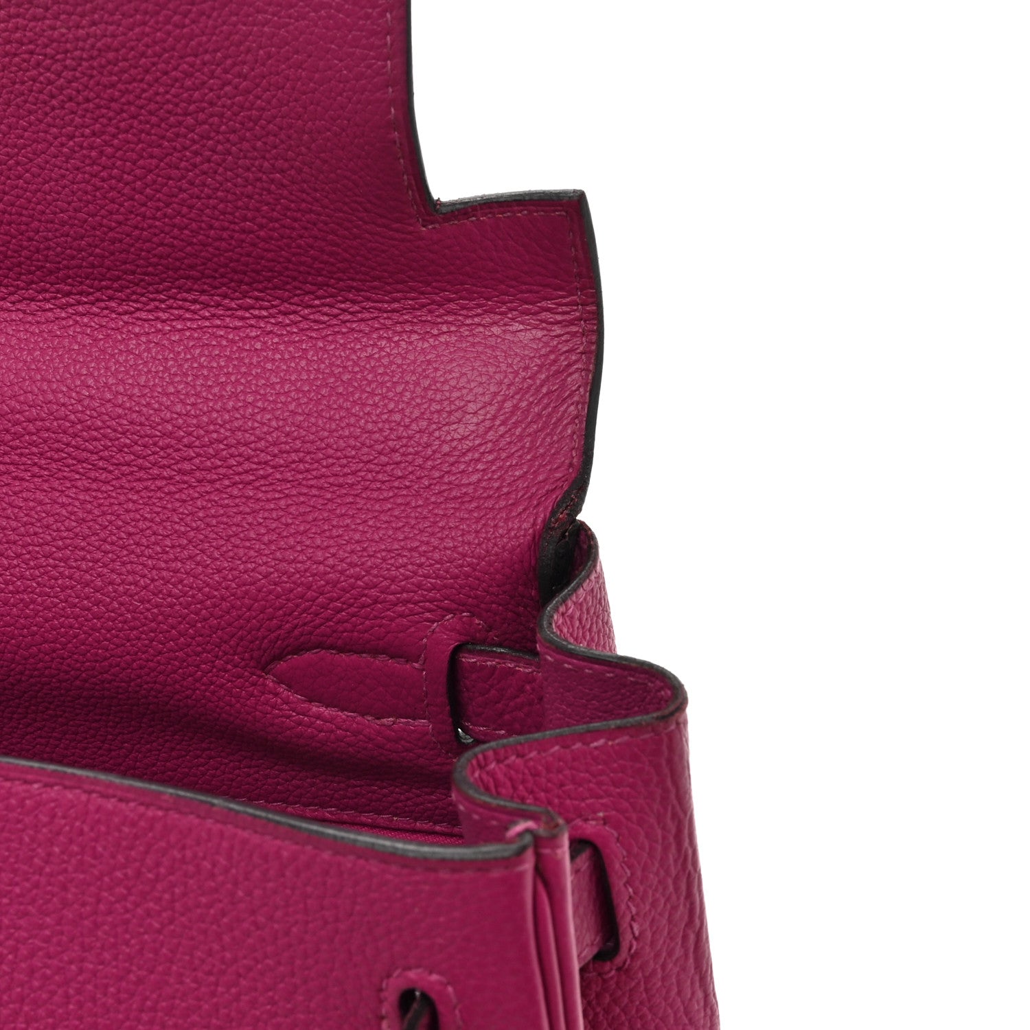 Hermes Togo Kelly Retourne 28 Rose Pourpre 12 of 18