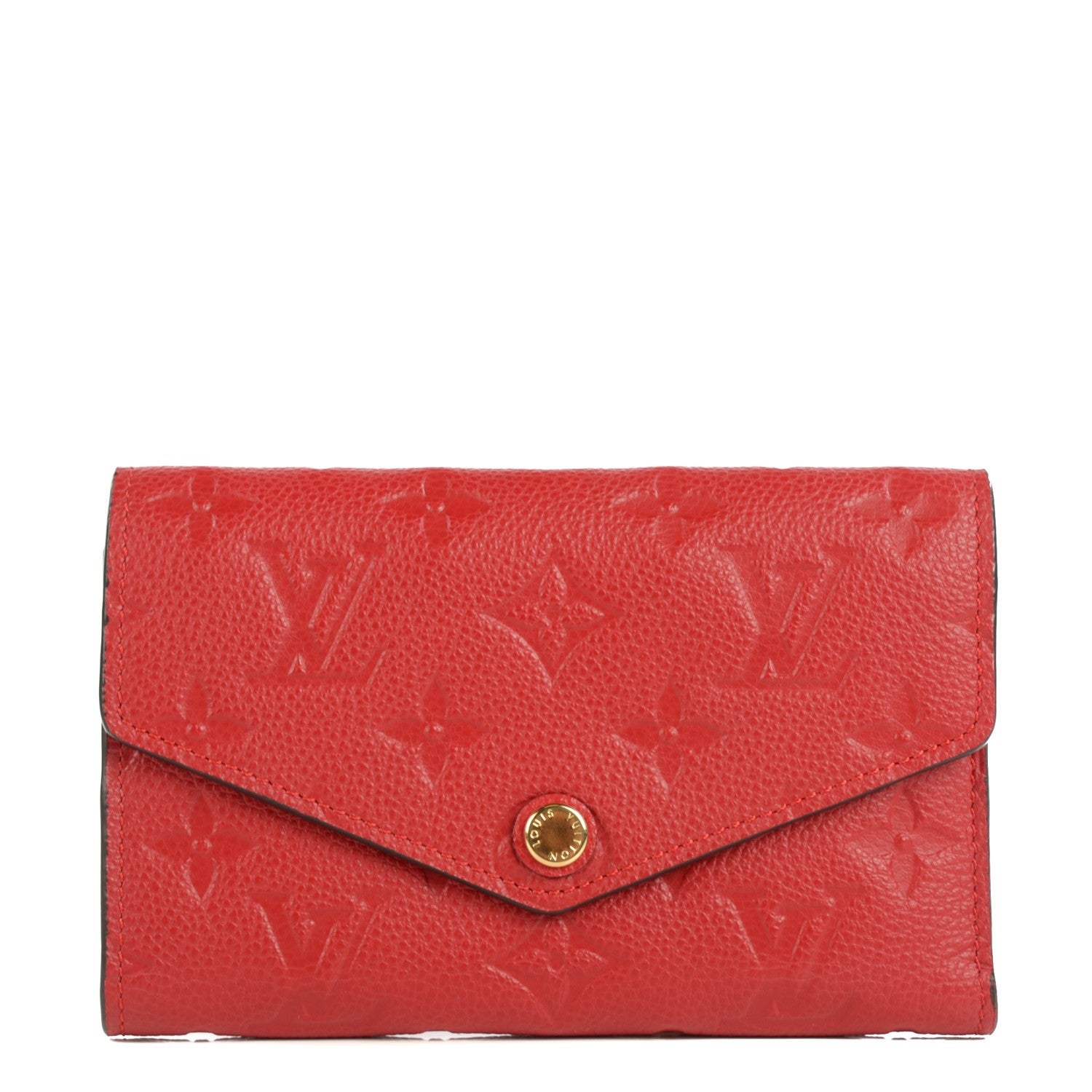 Louis Vuitton Empreinte Compact Curieuse Wallet Cherry 1 of 8