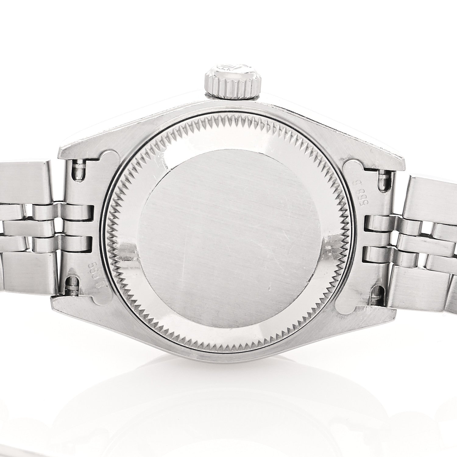 Rolex Stainless Steel 18K White Gold 26mm Oyster Perpetual Datejust Watch Pink Roman 69174 4 of 4