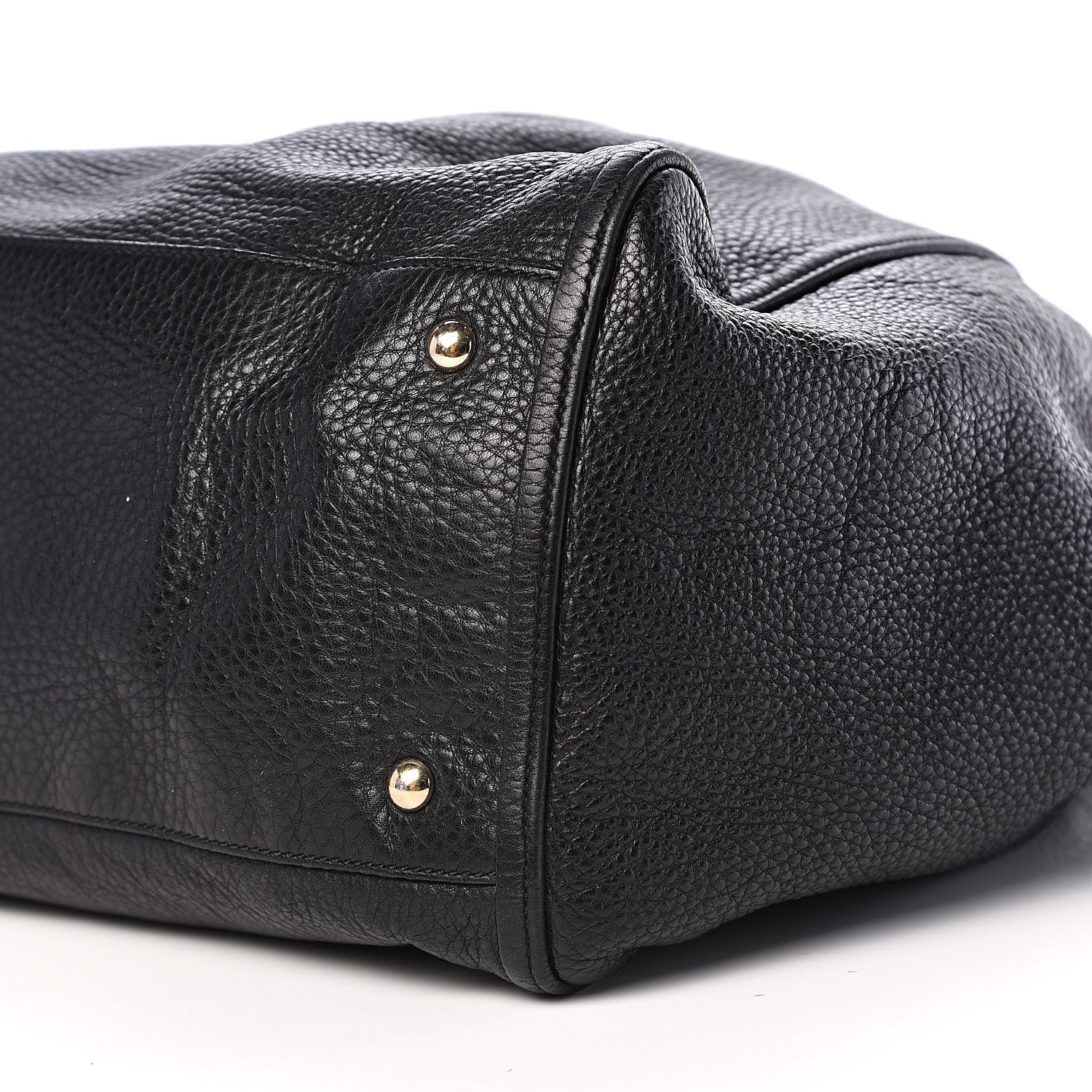 Gucci Pebbled Calfskin Large Soho Shoulder Bag Black 13 of 15