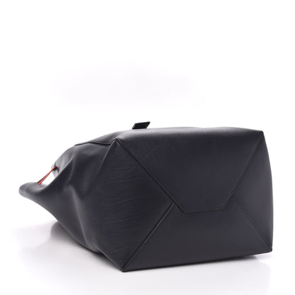 Celine Calfskin Large Belt Cabas Phantom Navy Blue 3 of 10