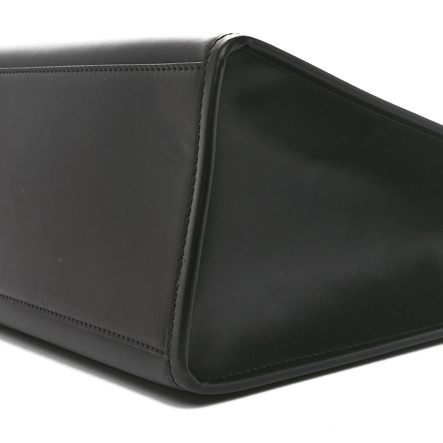 Vitello King Plexiglass Medium Fendi Sunshine Shopper Tote Black White