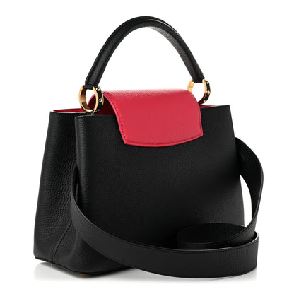 Louis Vuitton Taurillon Capucines MM Black Rose Berlingot 3 of 9