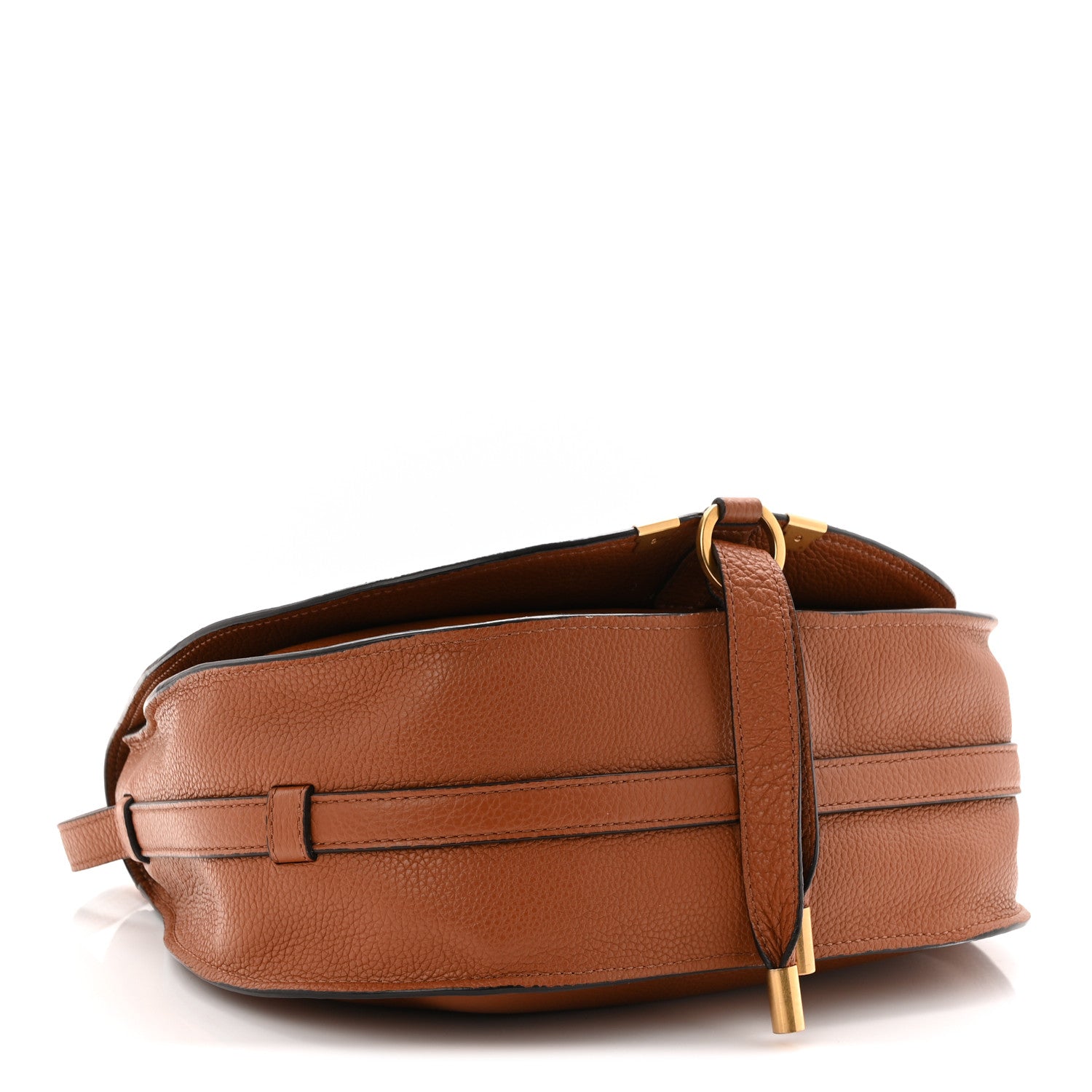 Chloe Calfskin Medium Marcie Round Crossbody Bag Tan 6 of 23