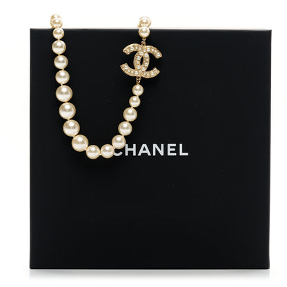 Chanel Pearl CC 100th Anniversary Necklace Light Gold 6 of 6