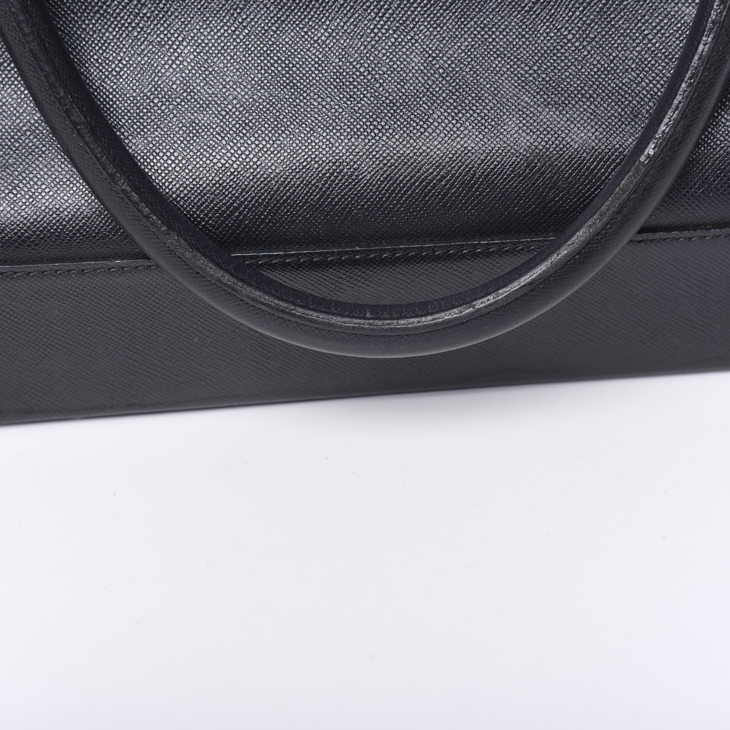 Burberry Saffiano Top Handle Tote Black 16 of 25