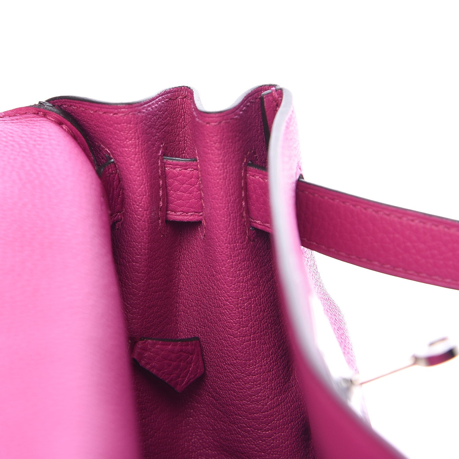 Hermes Togo Kelly Retourne 28 Rose Pourpre 23 of 42