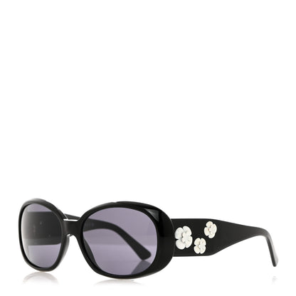 Chanel Camellia CC Sunglasses 5113 Black 1 of 10