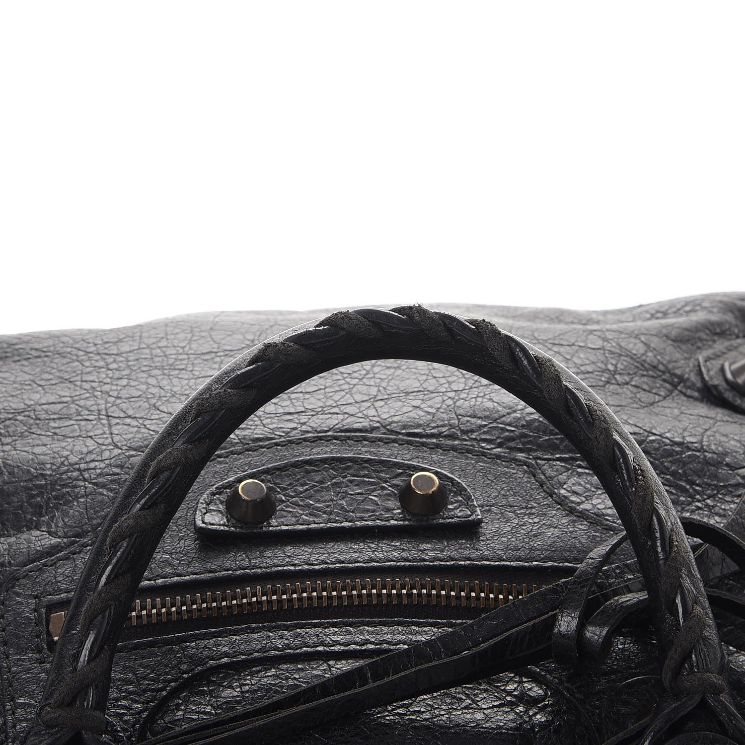 Balenciaga Agneau Classic Hardware Bowling Bag Black 11 of 12
