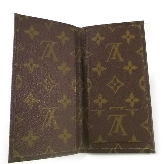 Monogram French Company Checkbook Cover