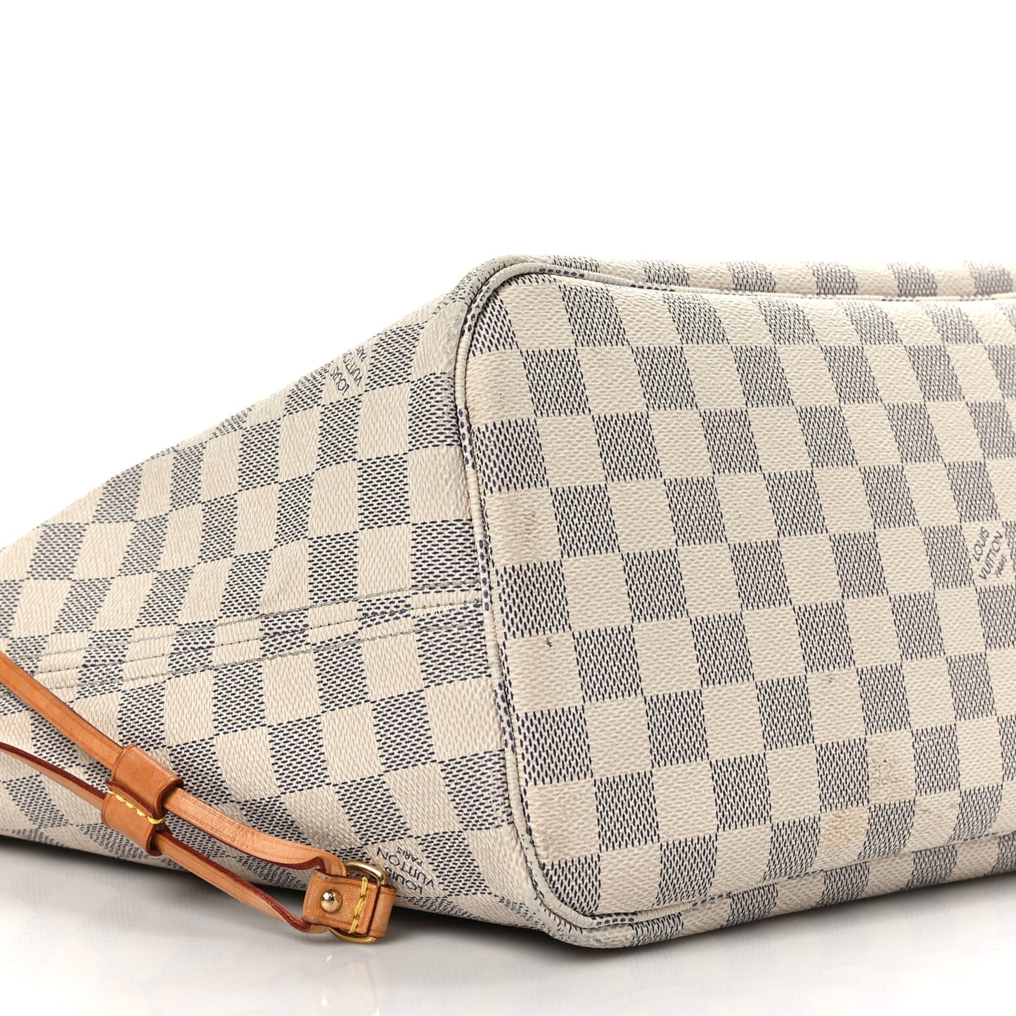 Damier Azur Neo Neverfull MM Rose Ballerine