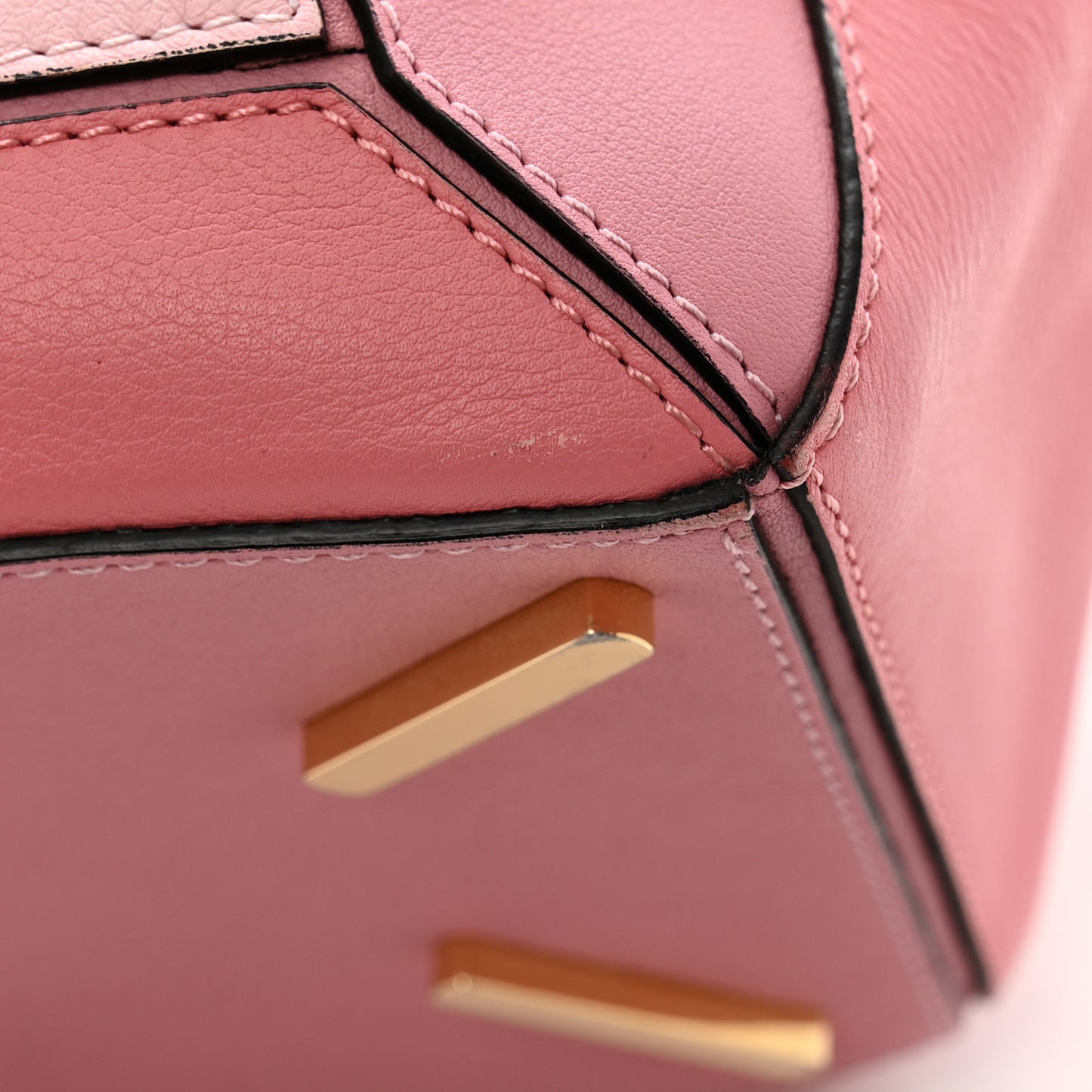 Calfskin Medium Puzzle Bag Soft Pink