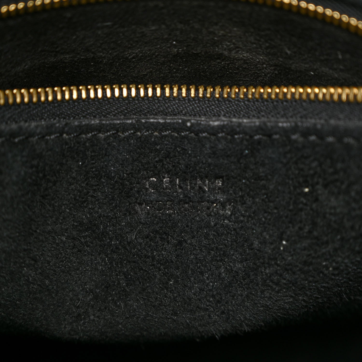 Celine Soft Grained Calfskin Small Sangle Bucket Bag Black 6 of 16