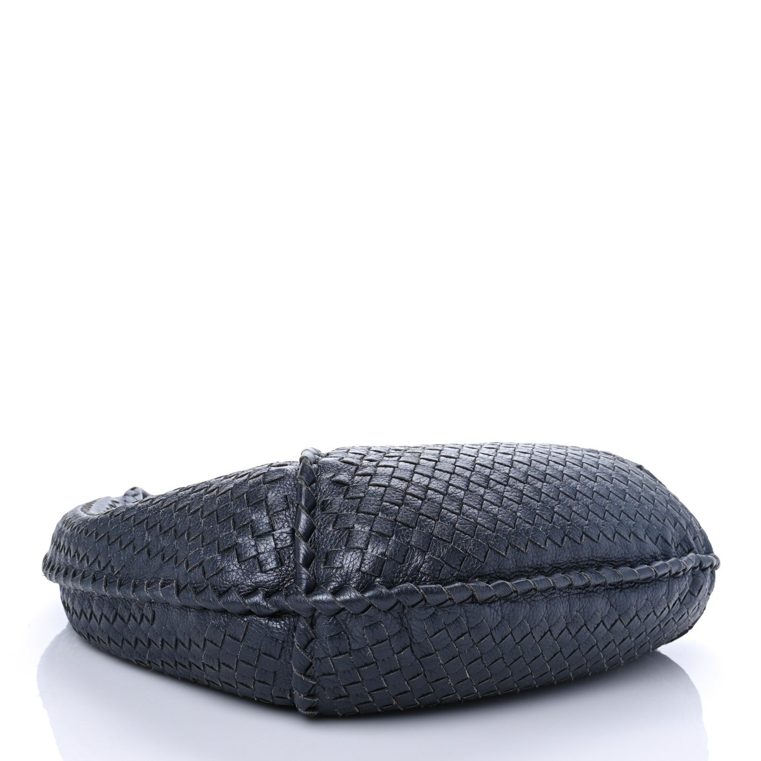 Bottega Veneta Cervo Intrecciato Large Simple Hobo Gunmetal 3 of 4