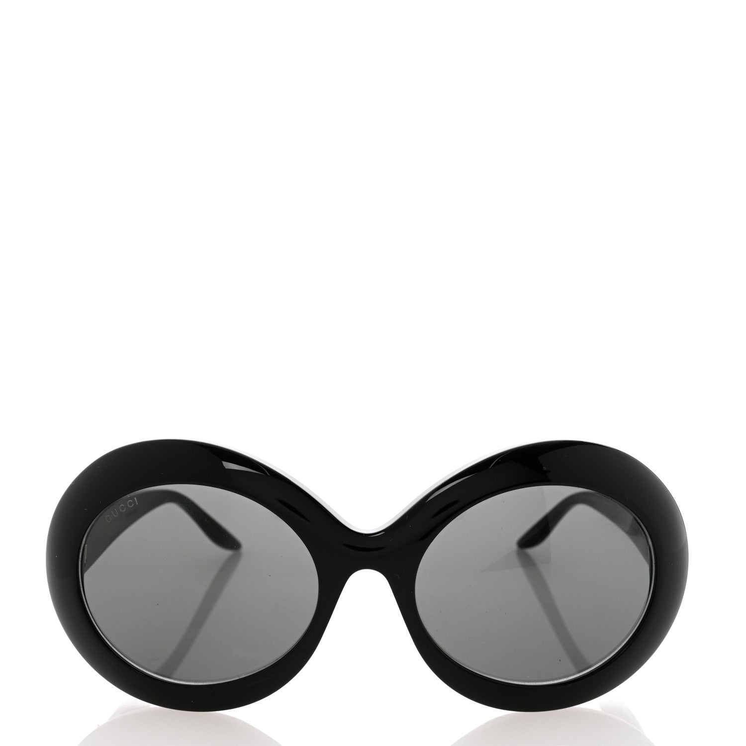 Gucci Acetate Round GG Sunglasses GG0744S Black 2 of 8