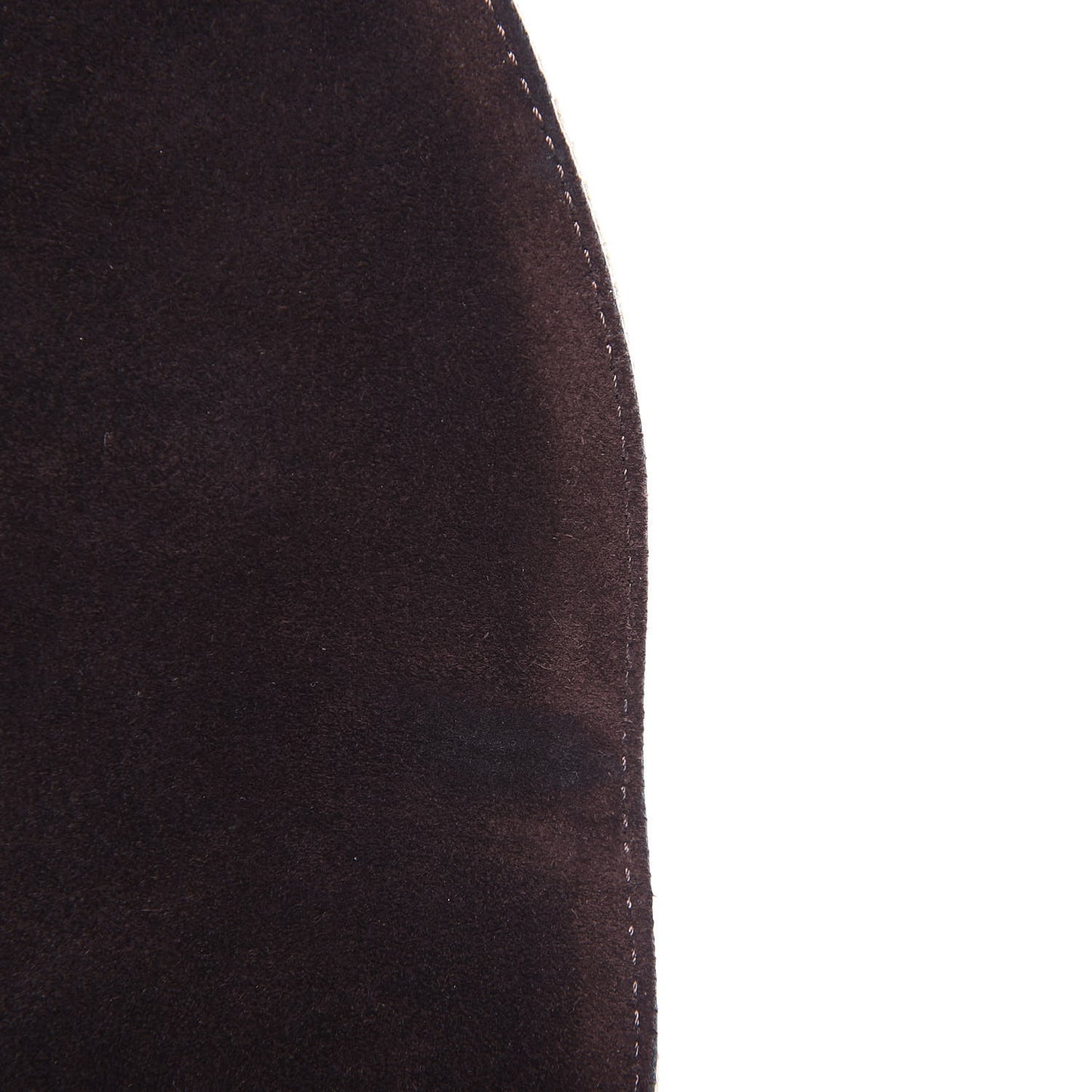 Calfskin Canvas Saddle Bag Beige