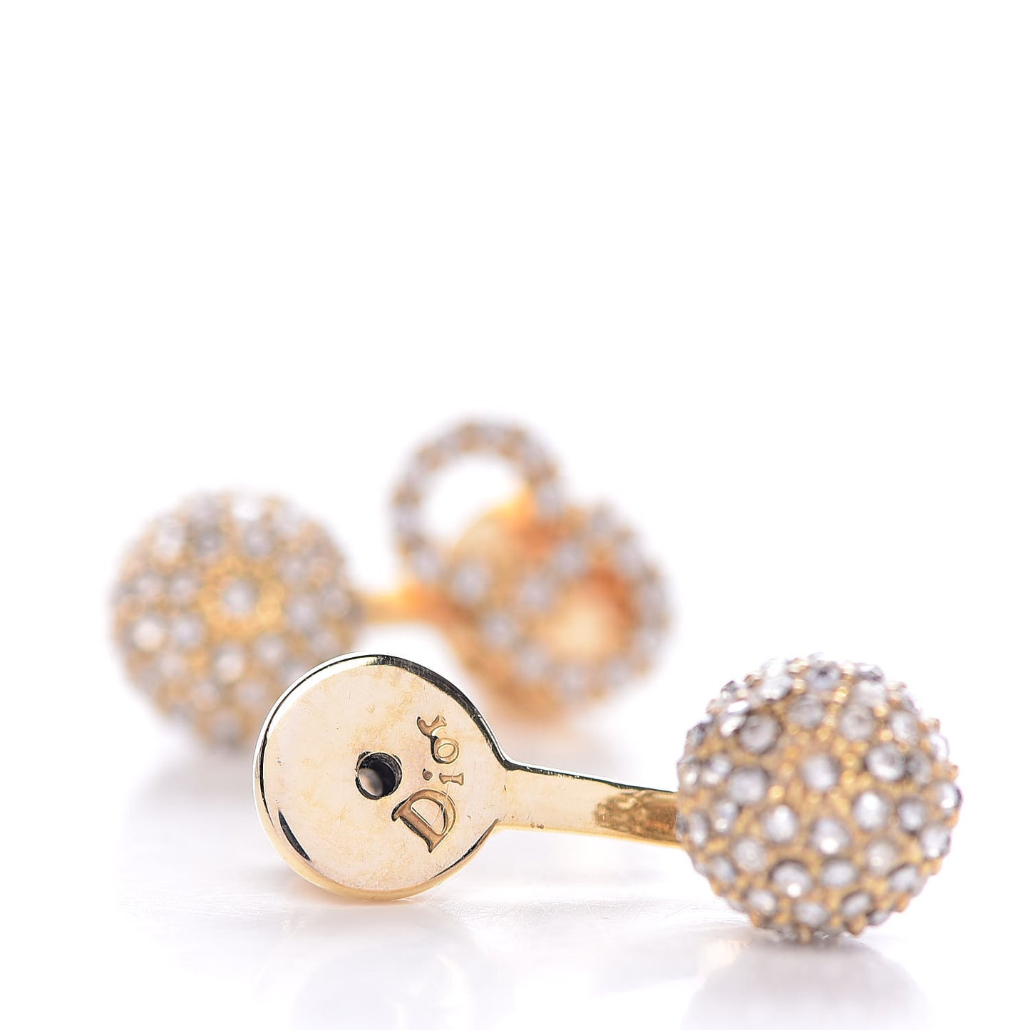 Crystal La Petite Tribale Earrings Gold