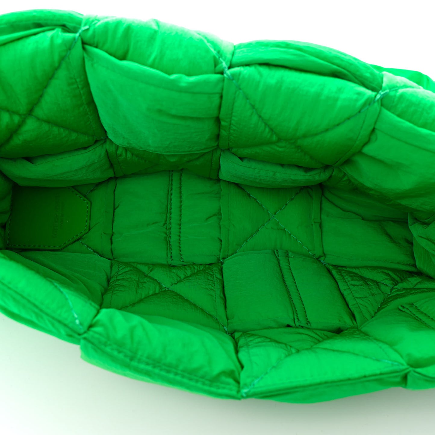 Nylon Intrecciato Padded Tech Cassette Bag Parakeet