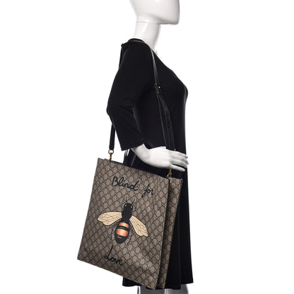 Gucci GG Supreme Monogram Blind for Love Vertical Tote 2 of 15